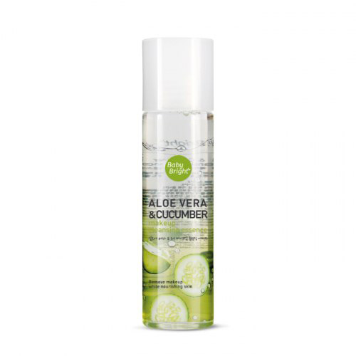 Эссенция для снятия макияжа из Тайланда с алоэ вера и огурцом Baby Bright Aloe Vera & Cucumber Make up Cleansing Essence 100 мл. ТАЙСКАЯ КОСМЕТИКА В МОСКВЕ