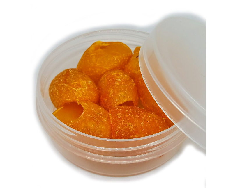 Коконы тутового шелкопряда Тамарин Слива Биоактивное Золото для деликатного пилинга, омоложения кожи, разглаживания морщин 7 шт