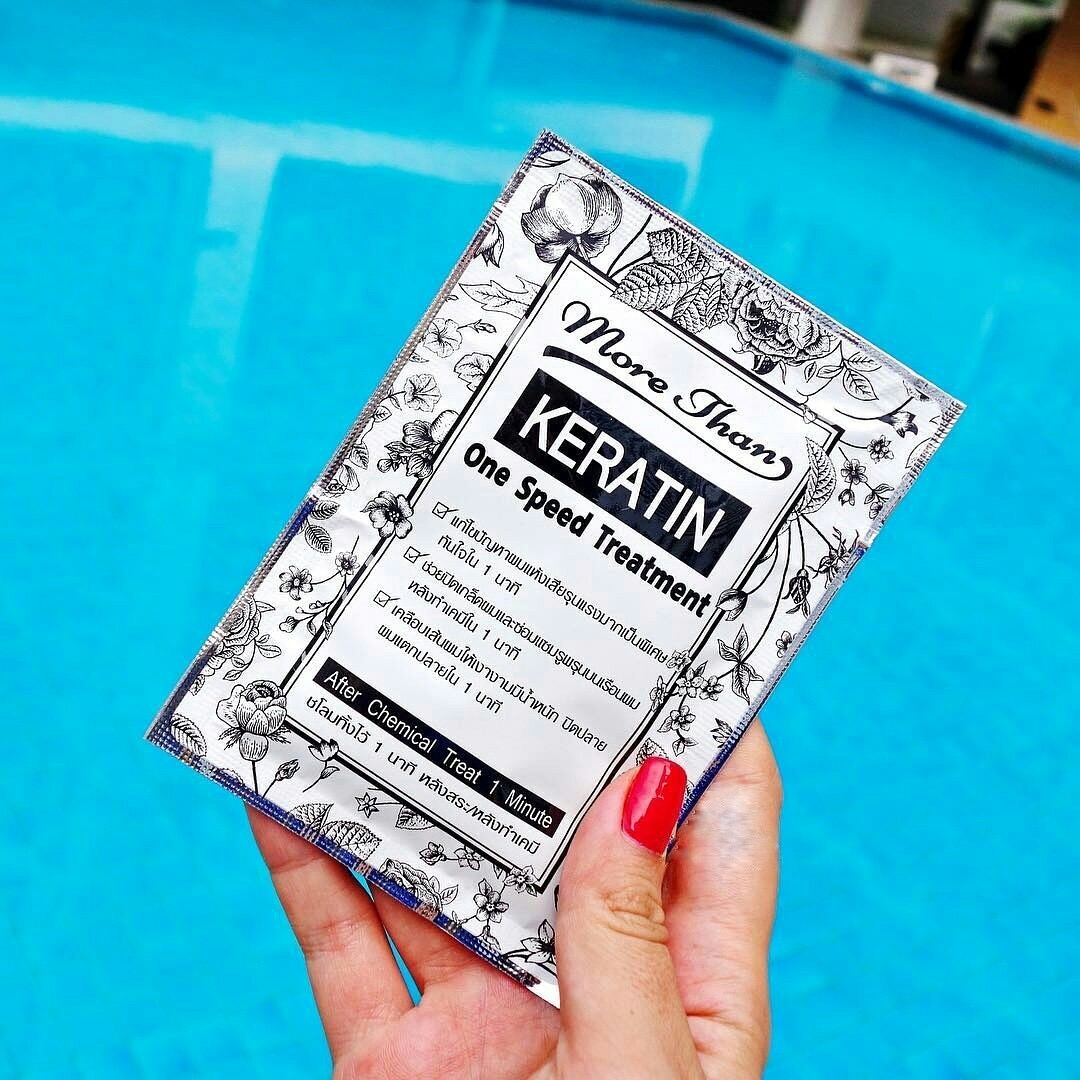 Натуральная кератиновая маска для волос More Than Keratin One Speed Treatment 30 мл. Таиланд