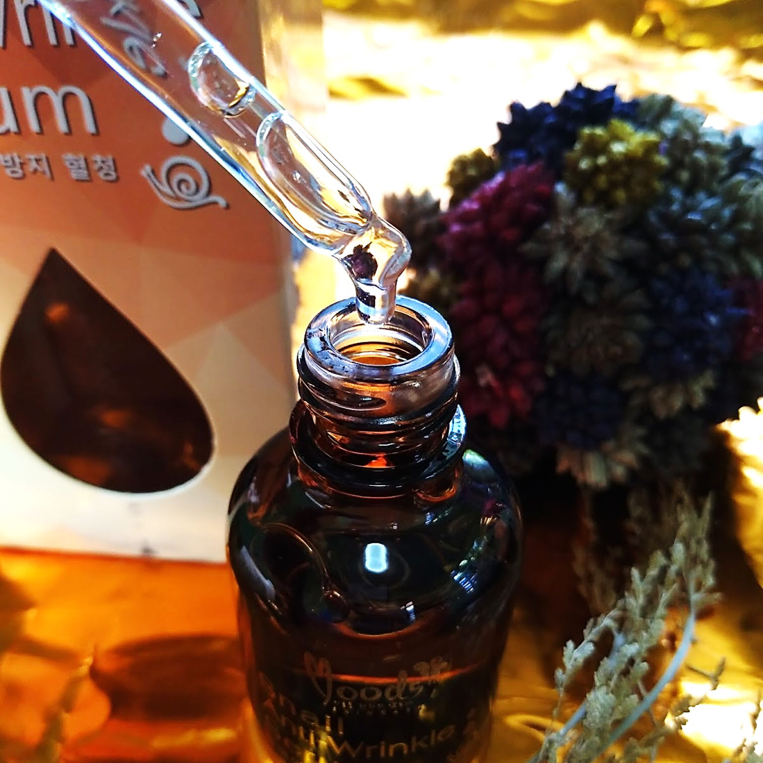 Натуральная концентрированная сыворотка против морщин с фильтратом слизи улитки Snail Anti-Wrinkle Serum Moods by Belov 30 мл. Таиланд