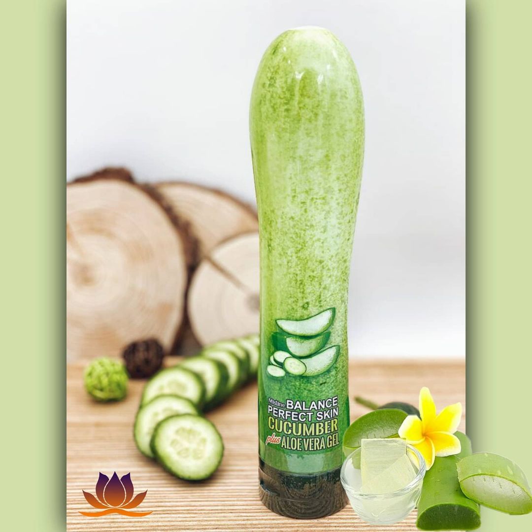 Натуральный увлажняющий гель для тела из Тайланда с огурцом и алоэ вера Mistine Cucumber & Aloe Vera Body Gel Moisturizing купить в Москве и Московской области.