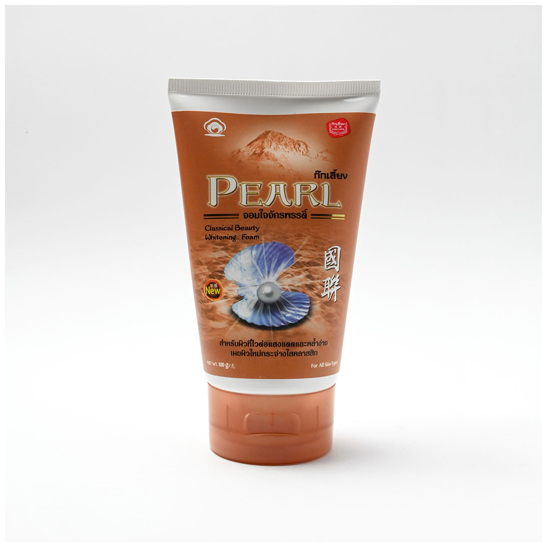 Тайская Натуральная пенка для умывания с жемчугом KOKLIANG CLEANSING FOAM PEARL WHITENING 100 гр. Таиланд_kokliang_pearl_classical_beauty_whitening_foam