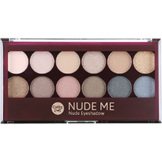 Тайская палетка теней № 01 Nude для создания нюд-макияжа Cathy Doll Nude Me Eyeshadow 01 Nude 12 оттенков