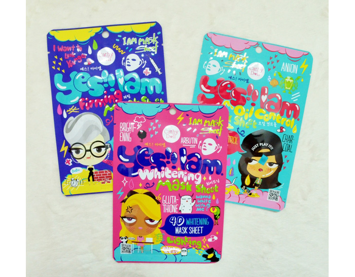 Тайская тканевая маска - лифтинг с пептидами Cathy Doll 4D firming mask sheet 35 гр.таиланд