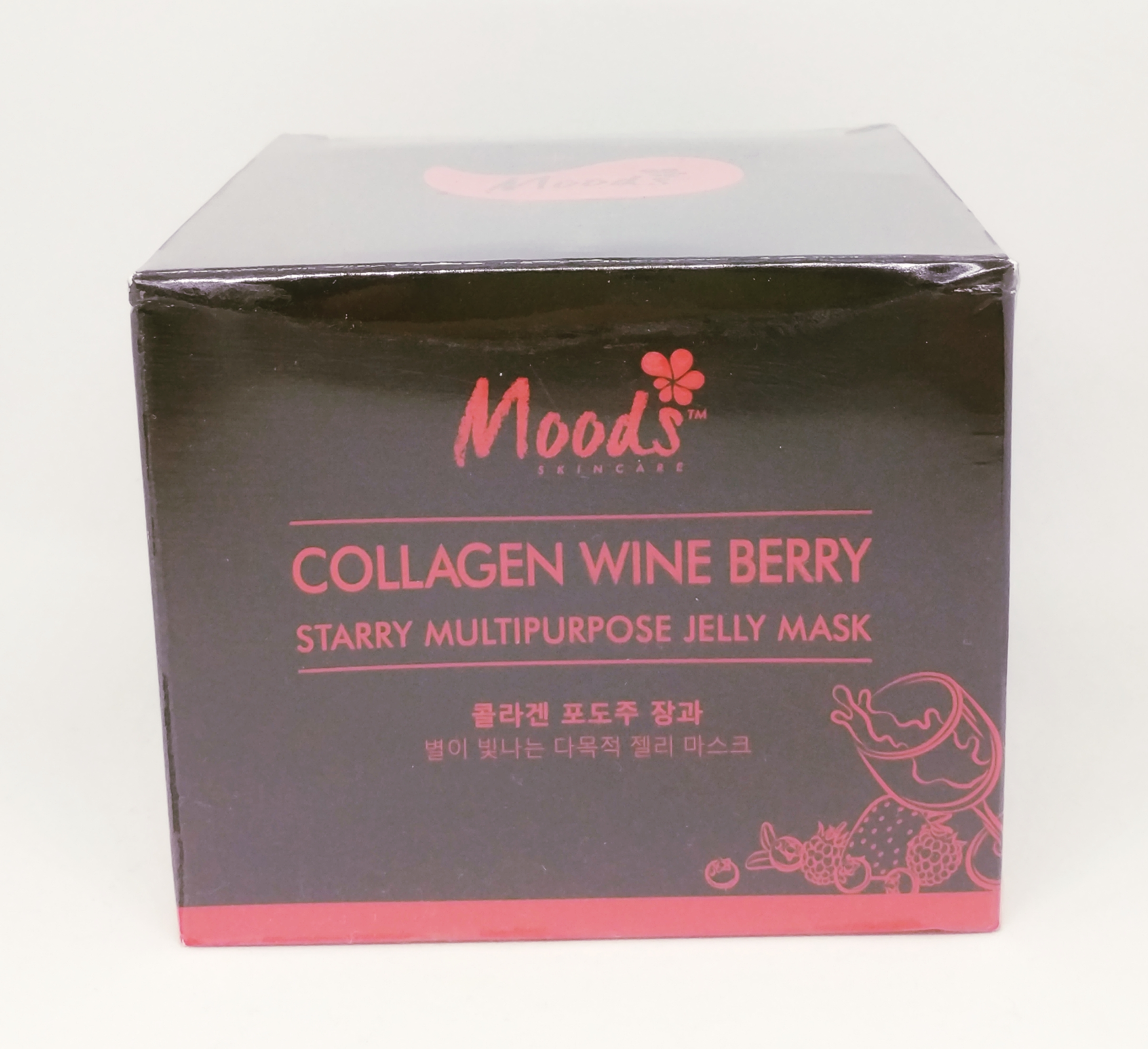 Тайские гидрогелевые патчи с коллагеном, вином и экстрактами ягод MOODS COLLAGEN WINE BERRY STARRY MULTIPURPOSE JELLY MASK 60 шт. тайская косметика патчи