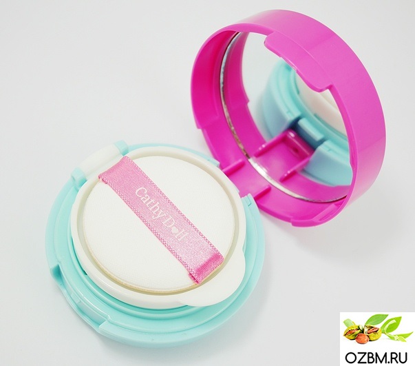 Тайский АА-кушон Cathy Doll SPF50 PA+++ с контролем жирности кожи Matte Powder Cushion оттенок #21 светлый бежевый. тайланд