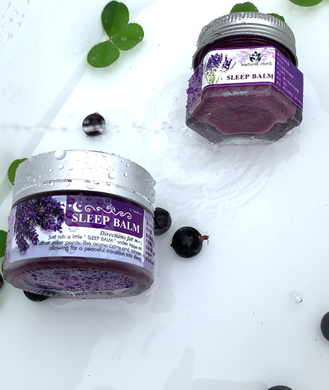 Тайский бальзам для сна с лавандой от бессонницы Natural Herb Sleep Balm 20 гр. ТАИЛАНД