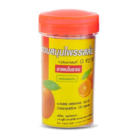 Травяные шарики от кашля из Тайланда с Апельсином Kongka Herb 125 шт.