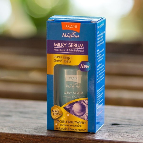 Удивительная Тайская сыворотка без смывания для волос Lolane Milky Serum Nutri Repair.